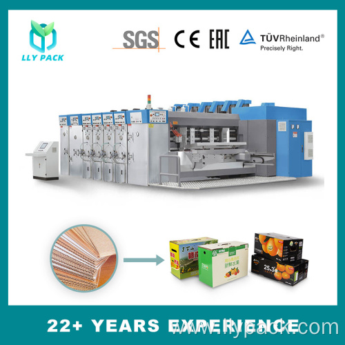 4 Color Printing Slotting Rotary Die Cutting Machine